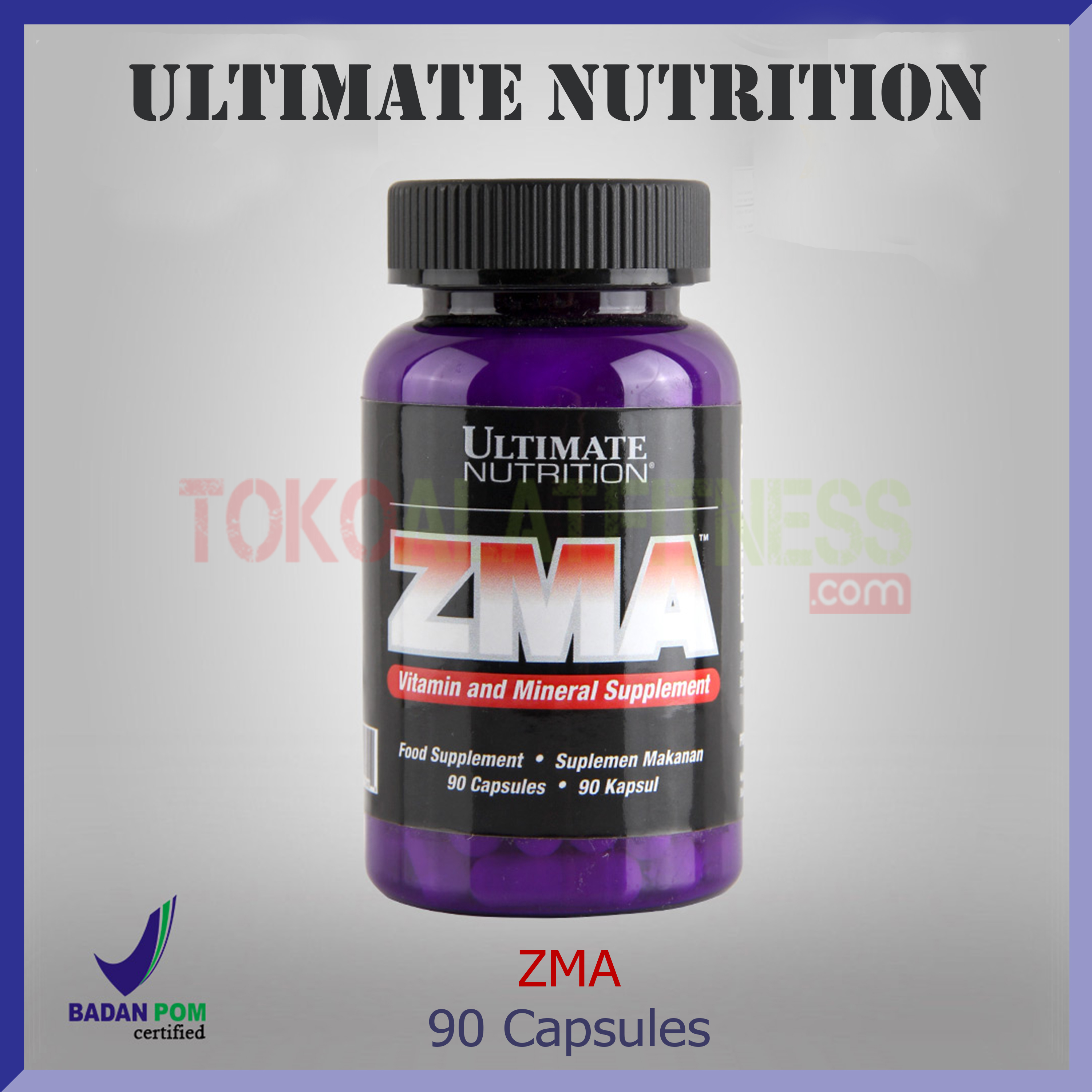 ULTIMATE NUTRITION ZMA 90 caps - Suplemen Ultimate ZMA 90 Caps