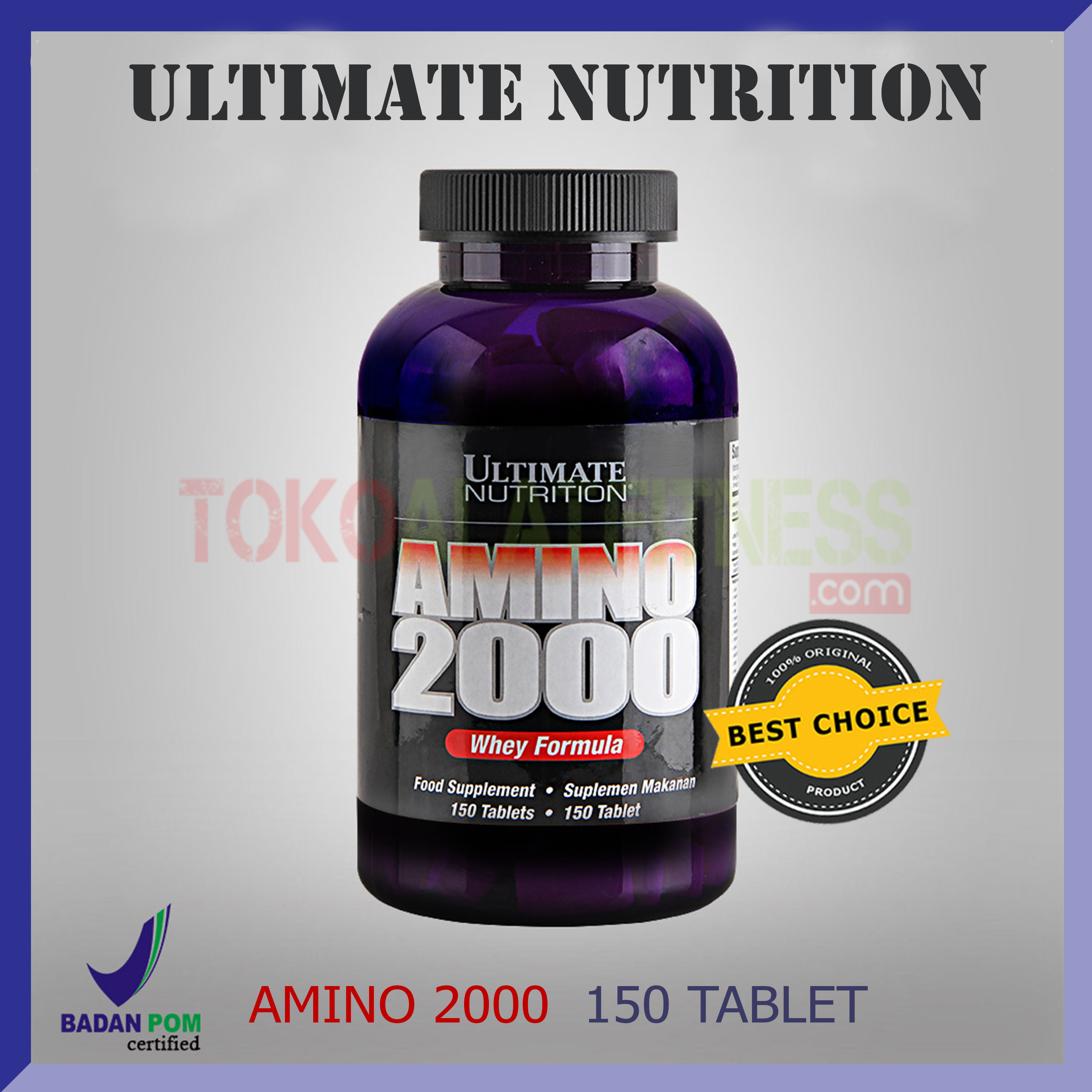 ULTIMATE NUTRITION ASAM AMINO 2000 1500 Tabs - Amino 2000, 150 Tabs