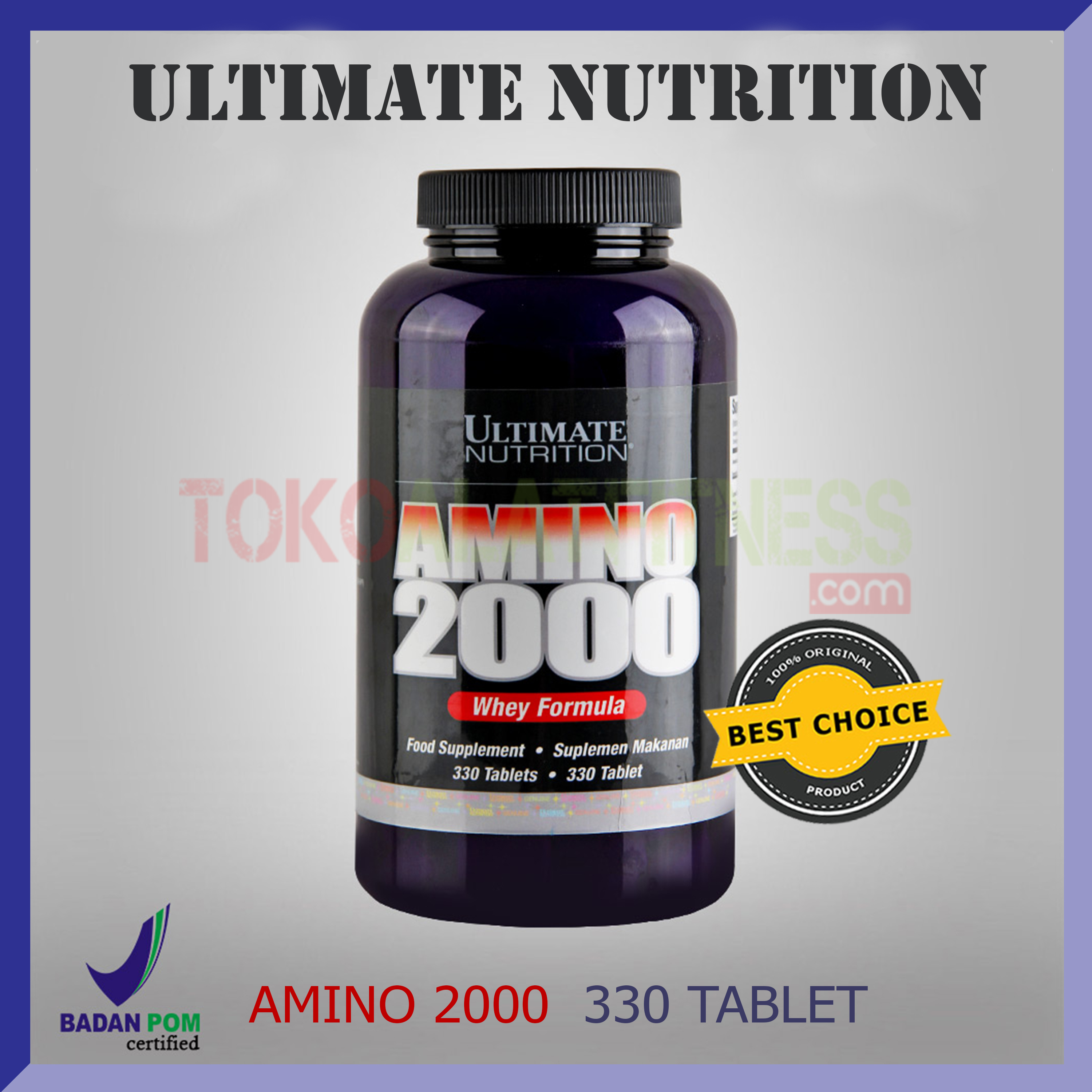 ULTIMATE NUTRITION ASAM AMINO 2000 330 Tabs - Amino 2000, 330 Tabs
